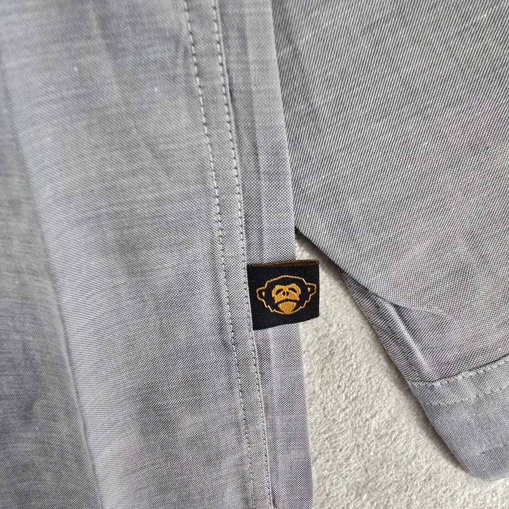 Howler Brothers Gaucho Snapshirt Men XXL Gray Ocean Offerings Embroidered‎ Surf